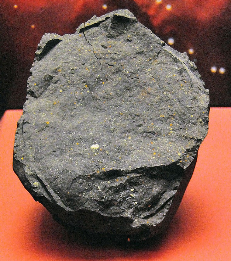 El meteorit de Murchison, un exemple de condrita carbonàcia | Wikimedia Commons