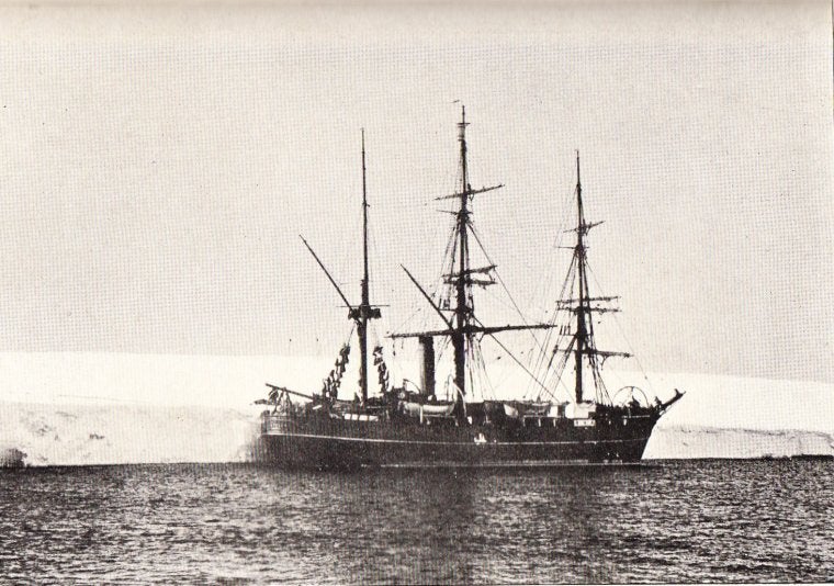El vaixell Discovery a l'Antàrtida durant l'expedició de 1901-1904 | Domini Públic