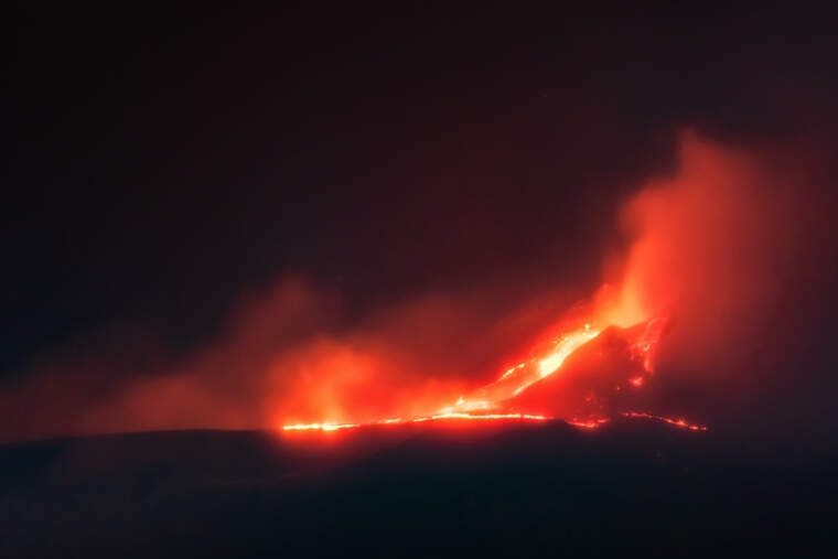 L'Etna també va entrar en erupció el 14 de desembre de 2020 (arxiu) | Europa Press
