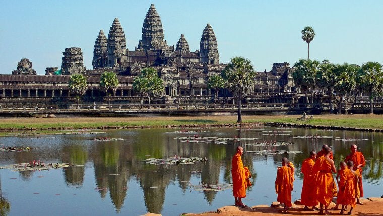 Monjos budistes a Angkor (Cambodja) | Sam Garza (CC)