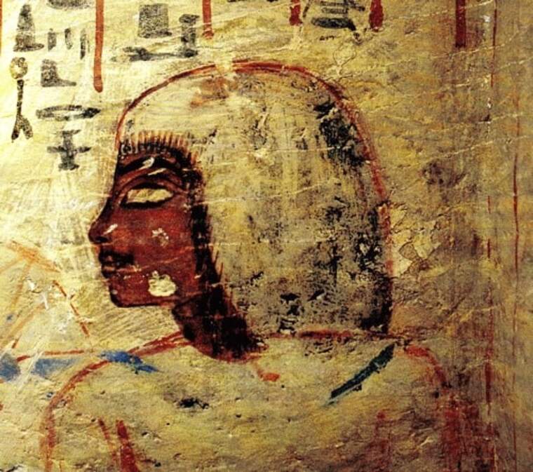 Pintada a la pared de una de las tumbas de Saqqara | Dominio Público