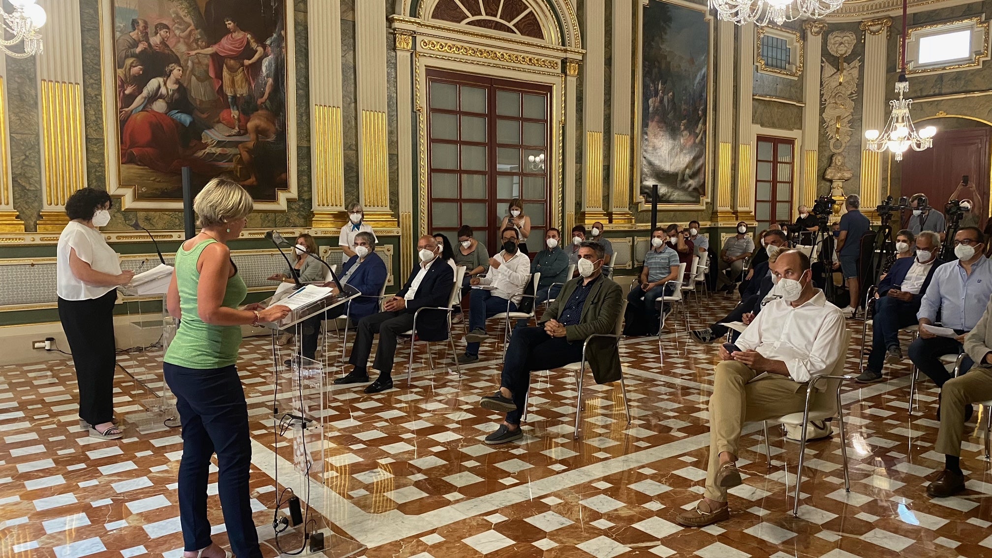 Les institucions locals de la demarcació de Tarragona, unides contra la MAT | Diputació de Tarragona
