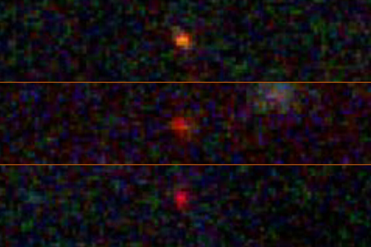 Aquests tres objectes van ser identificats com a galàxies però, en realitat, podrien ser estrelles fosques | NASA / ESA