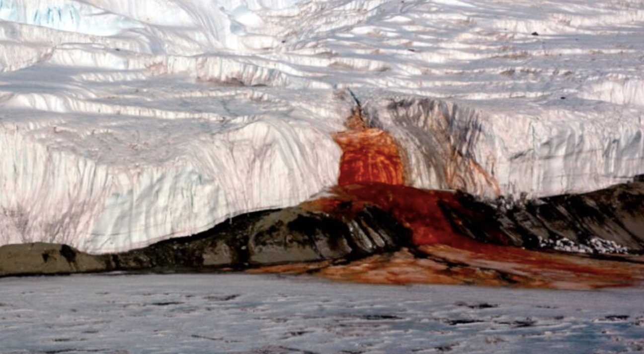 Les Catarates de Sang han estat un dels grans misteris de l'Antàrtida durant més d'un segle | NSF / Peter Rejcek / Domini Públic