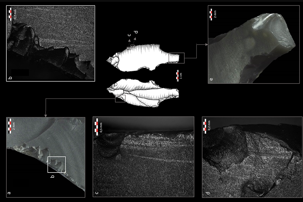 Las fracturas de las puntas empleadas a los experimentos fueron comparadas con las de los restos del Paleolítico | Universidad de Lieja