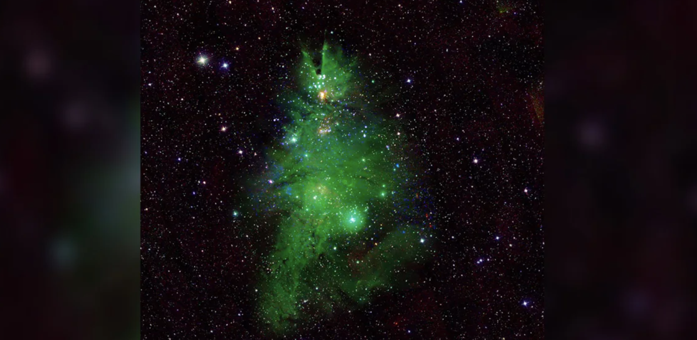 El Clúster de l'Arbre de Nadal en una imatge composta | NASA