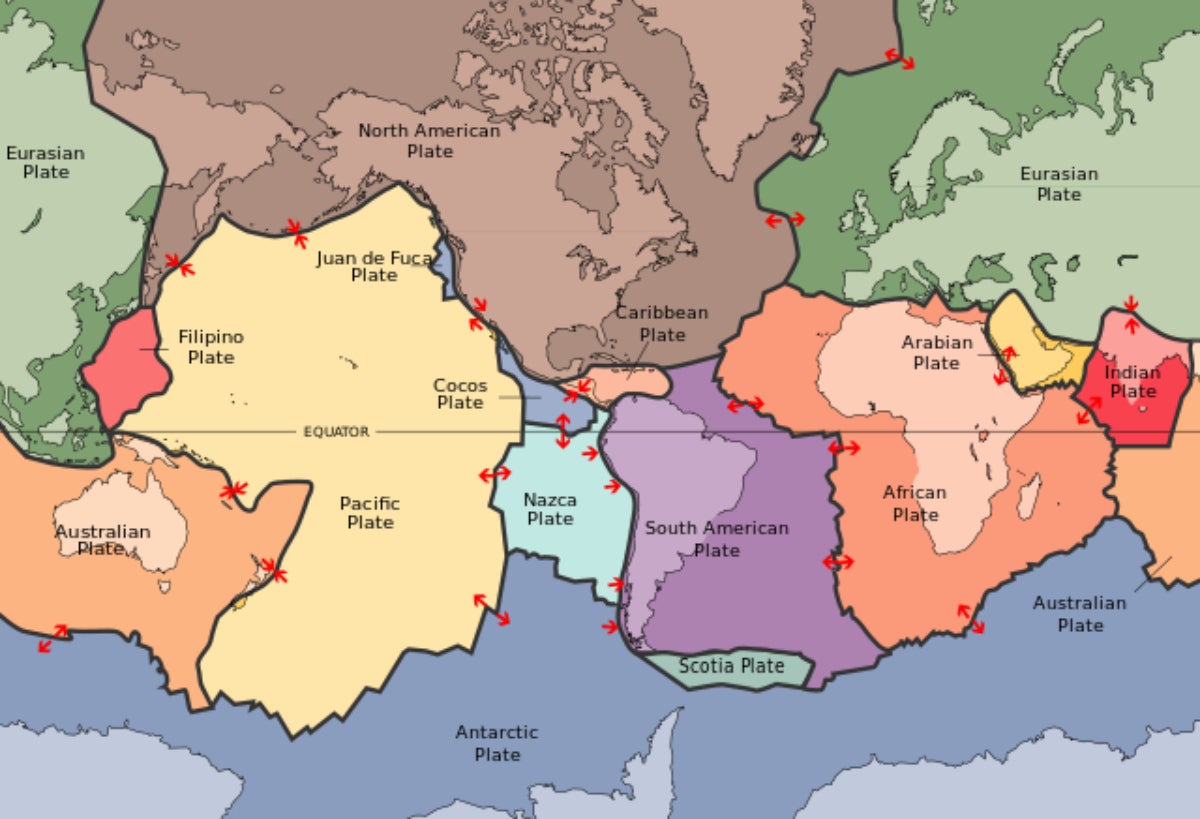 Les plaques tectòniques de la Terra | Servei Geològic dels Estats Units