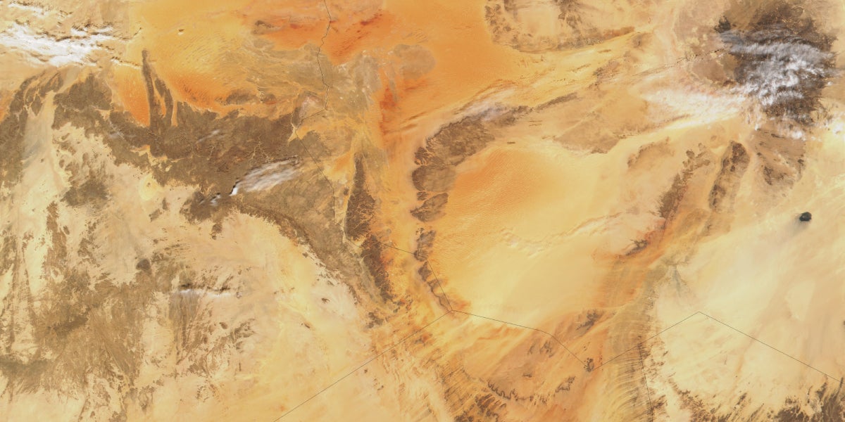 El Sàhara en una imatge d'arxiu | NASA