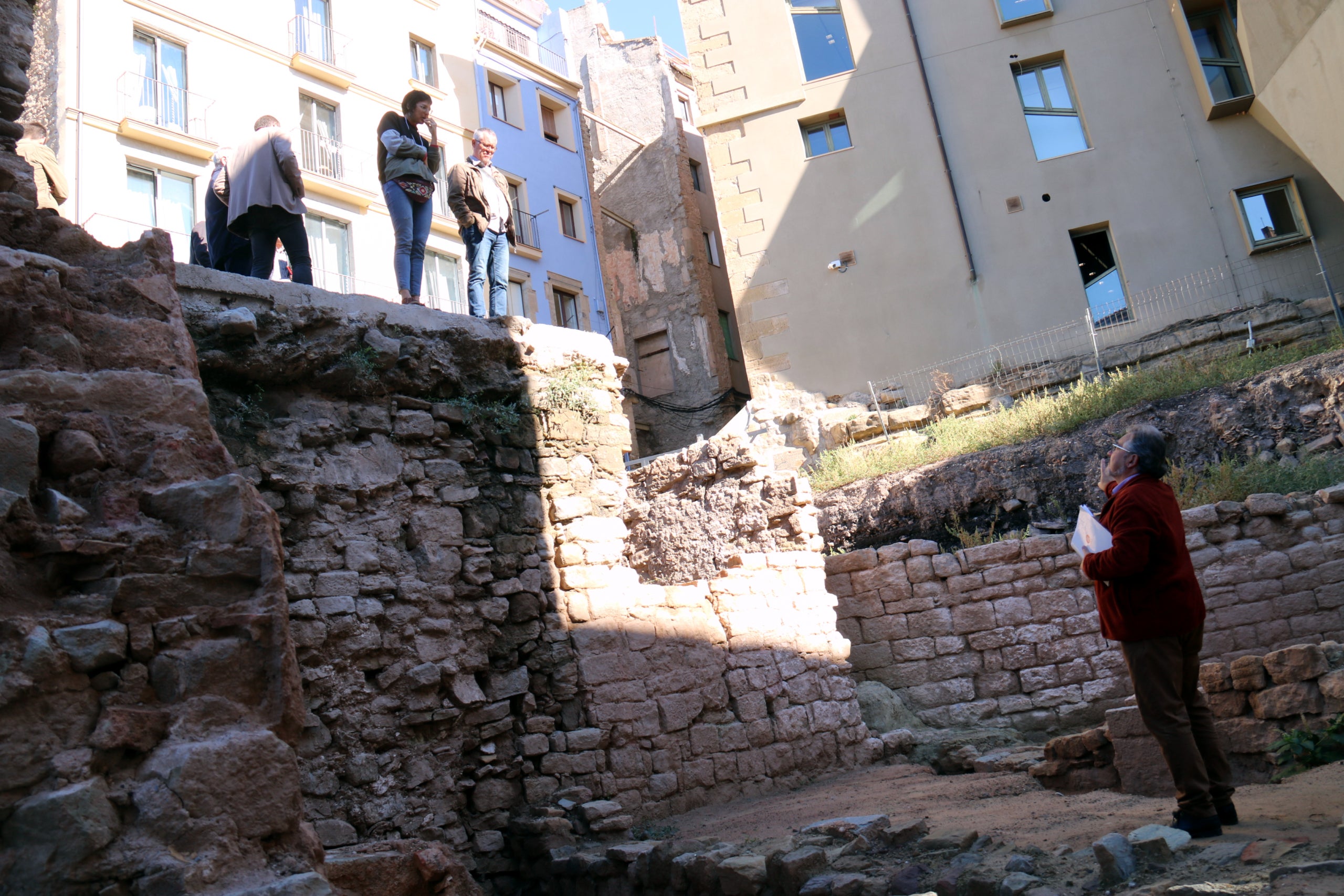 L'excavació a tocar de l'ajuntament de Manresa / ACN