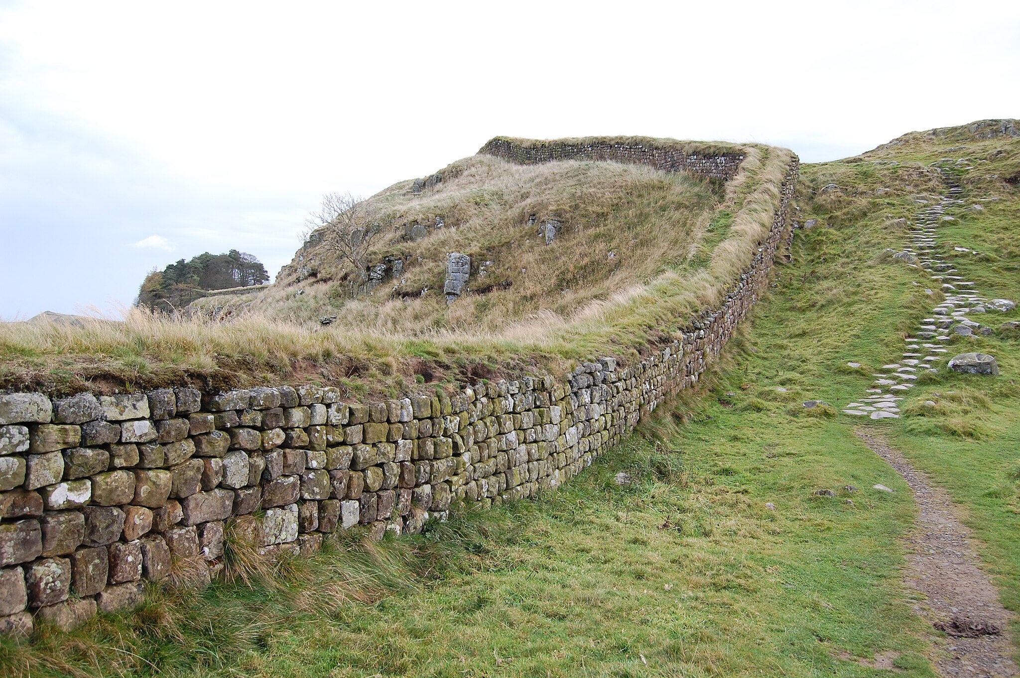 El mur d'Hadrià va ser una part fonamental de l'ocupació romana a Britània | Wikimedia Commons