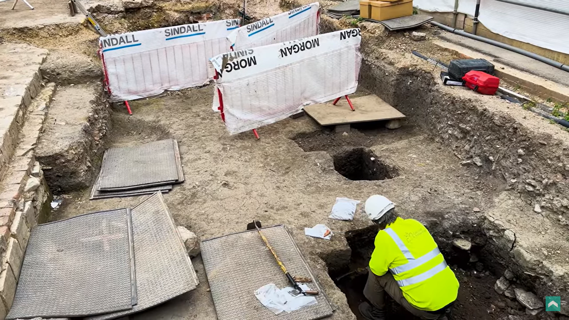 Una imatge dels treballs arqueològics | Universitat de Glocuestershire 
