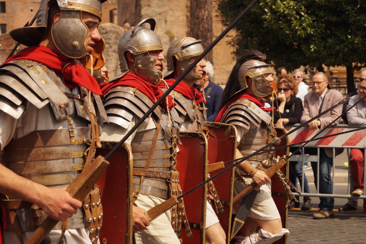 Recreació de soldats romans | Wikimedia Commons