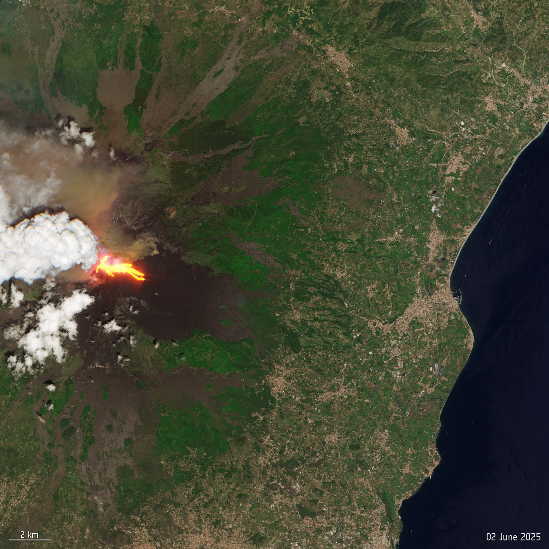L'erupció de l'Etna d'aquest juny de 2025 | ESA