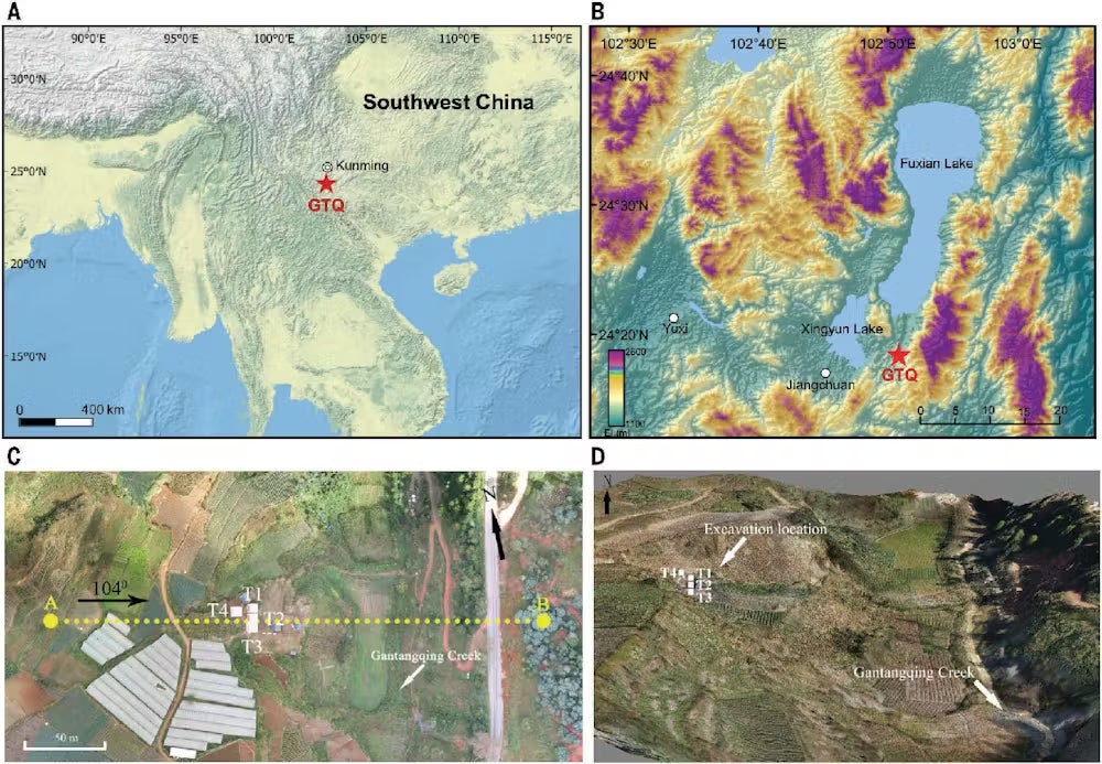 Ubicación del yacimiento | Universidad de Wollongong