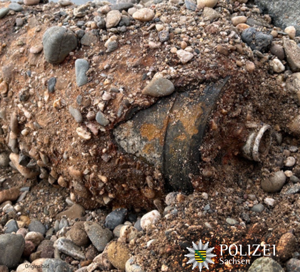 La bomba de la Segona Guerra Mundial trobada a Dresden | Policia de Saxònia