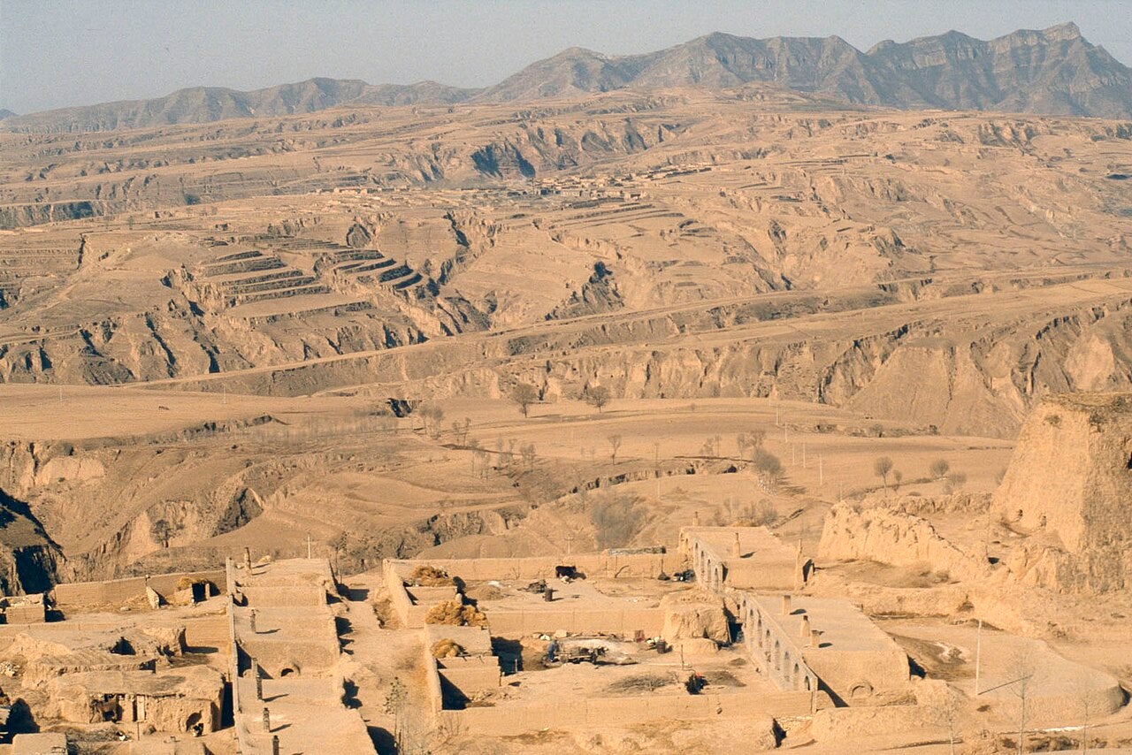 Imatge d'arxiu de l'altiplà de Loess, on van viure els membres de la cultura Daidwan| I, Till Niermann CC BY-SA 3.0
