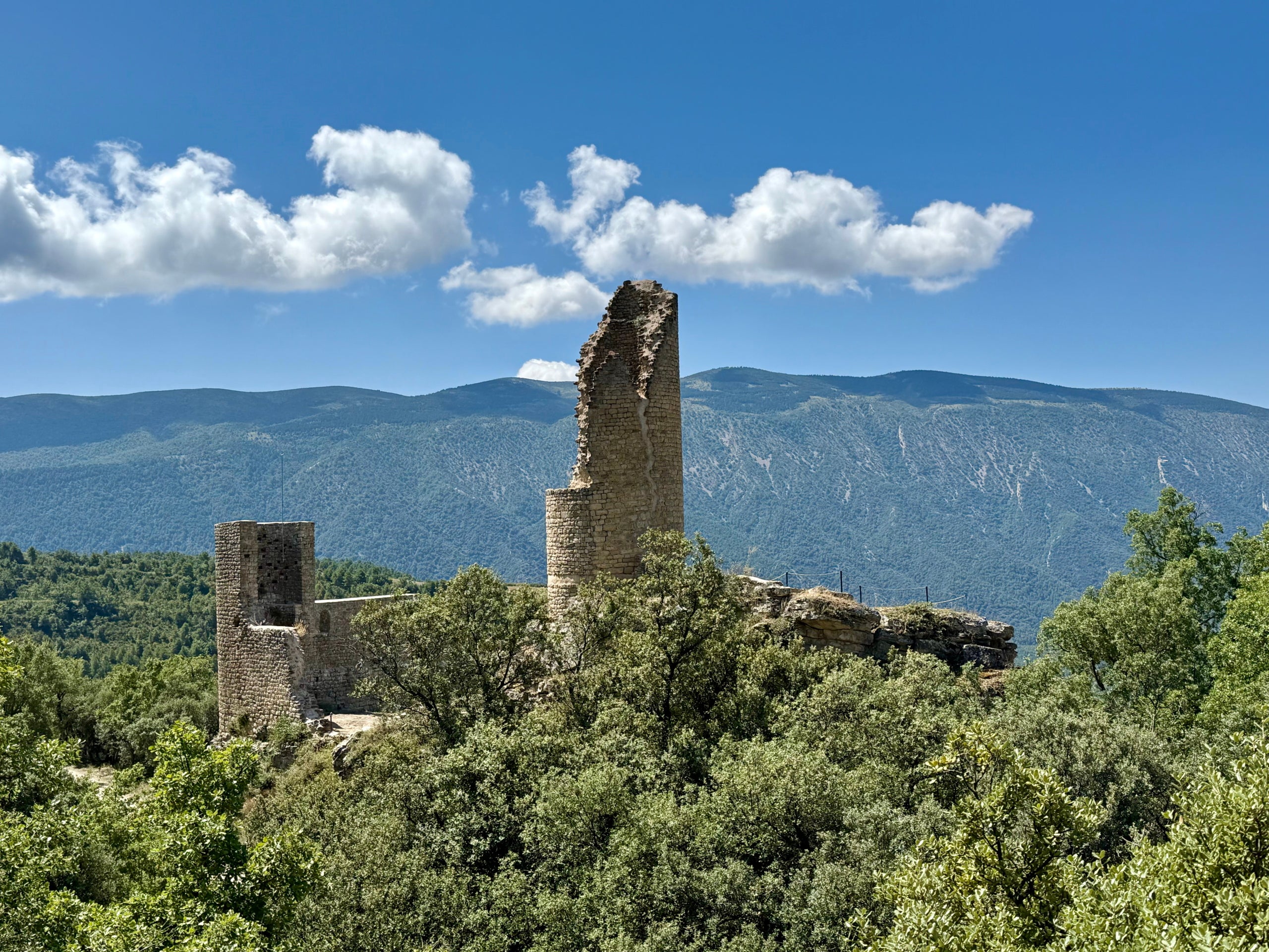 Pla general del castell de Sant Gervàs, al Pallars Jussà. | Marta Lluvich (ACN)