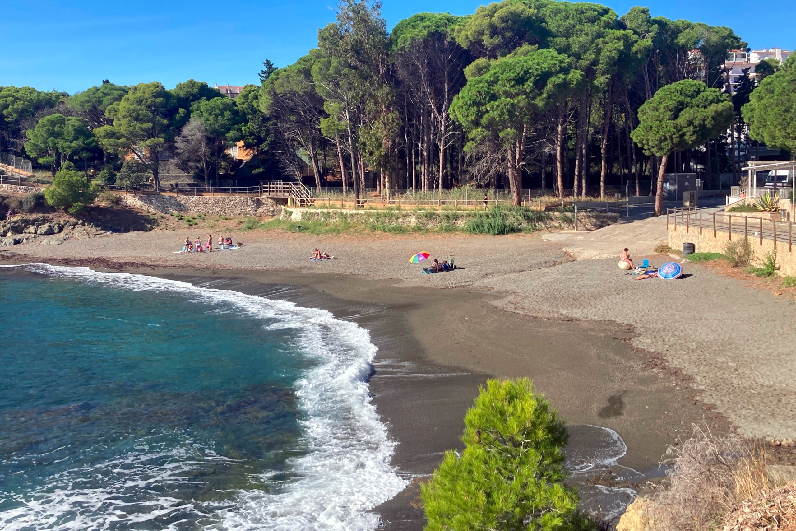 Imatge de la platja de la Farella de Llançà | ACN