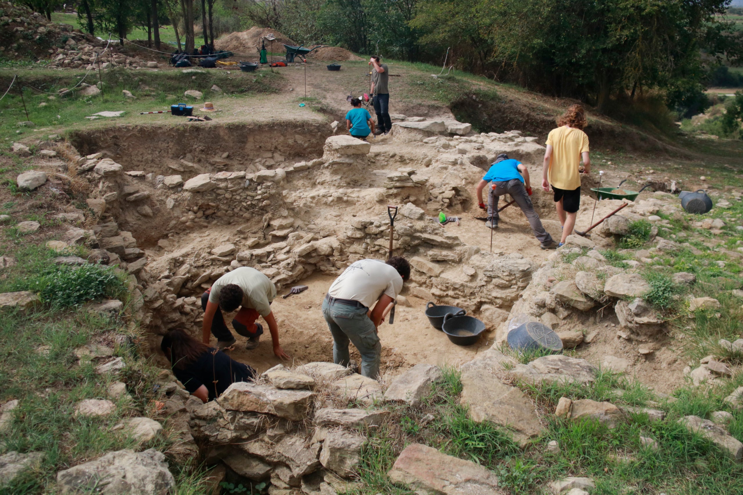 El sector de la zona ibèrica que han excavat enguany | Lourdes Casademont (ACN)