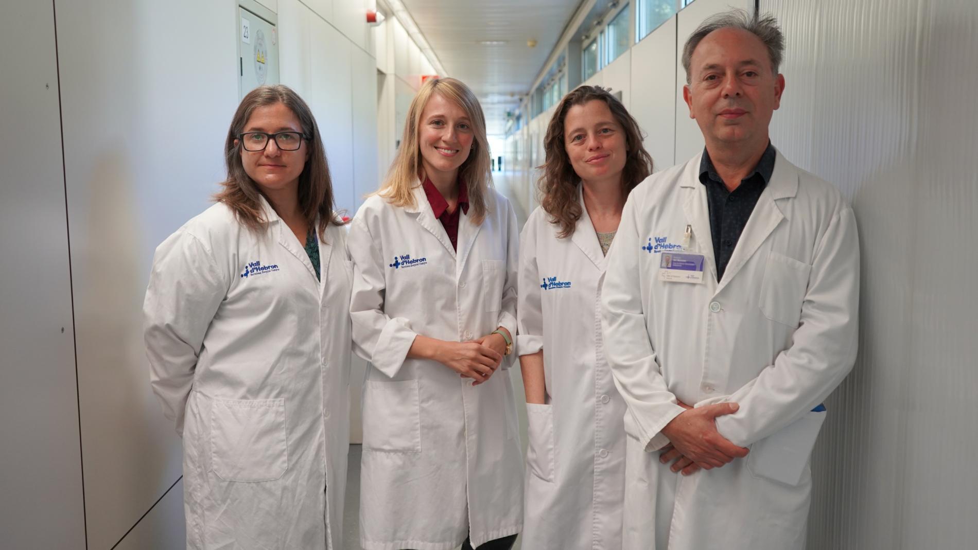 L'equip mèdic de Vall d'Hebron que ha liderat l'estudi sobre la combinació de fàrmacs per a càncer d'endometri / Foto: Vall d'Hebron Institut de Recerca